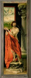 St. Sebastian, vom Isenheimer Altar, ca. 1512-16